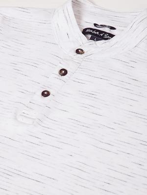 white melange t-shirt - 17605169 - Standard Image - 4