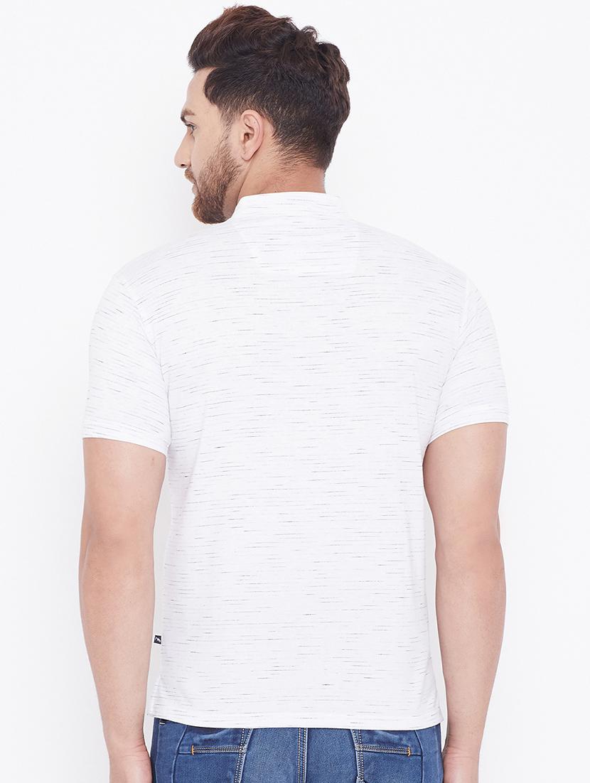 white melange t-shirt - 17605169 - Zoom Image - 2