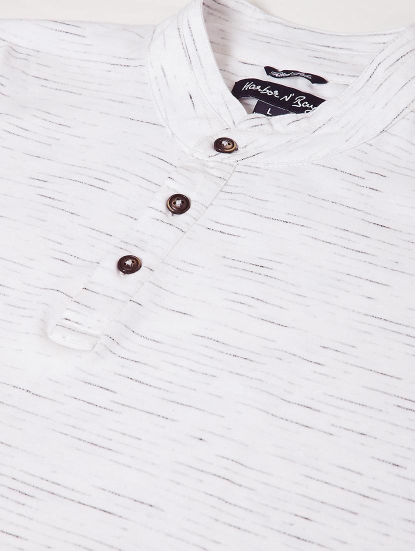 white melange t-shirt - 17605169 - Zoom Image - 4