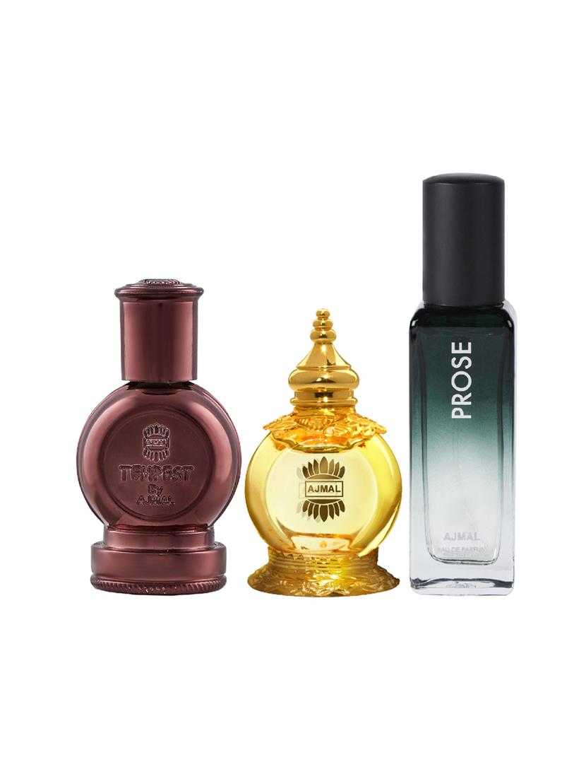 ajmal tempest and mukhallat al wafa each of 12ml cp & prose edp 20ml (total 44ml) for unisex + 2 parfum testers - 17607313 - Zoom Image - 1