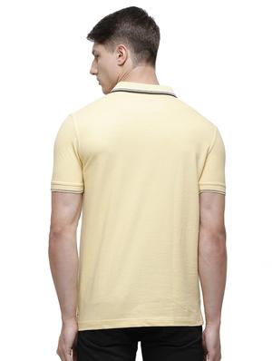 yellow solid polo t-shirt - 17607691 - Standard Image - 3