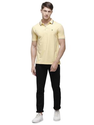 yellow solid polo t-shirt - 17607691 - Standard Image - 4