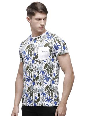 white printed pocket t-shirt - 17607711 - Standard Image - 2