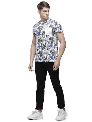 white printed pocket t-shirt - 17607711 - Standard Image - 4