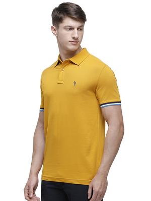 yellow solid polo t-shirt - 17607719 - Standard Image - 2