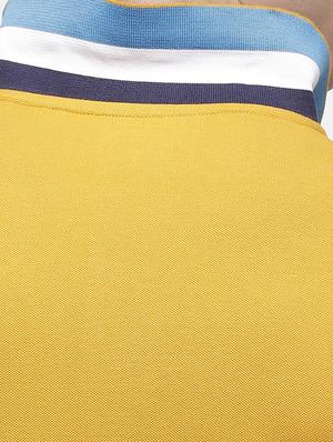 yellow solid polo t-shirt - 17607719 - Standard Image - 6
