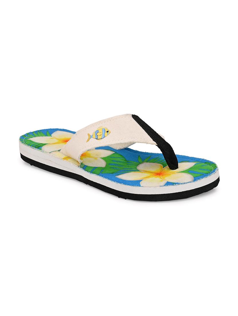white slip on flip flop - 17608006 - Zoom Image - 2