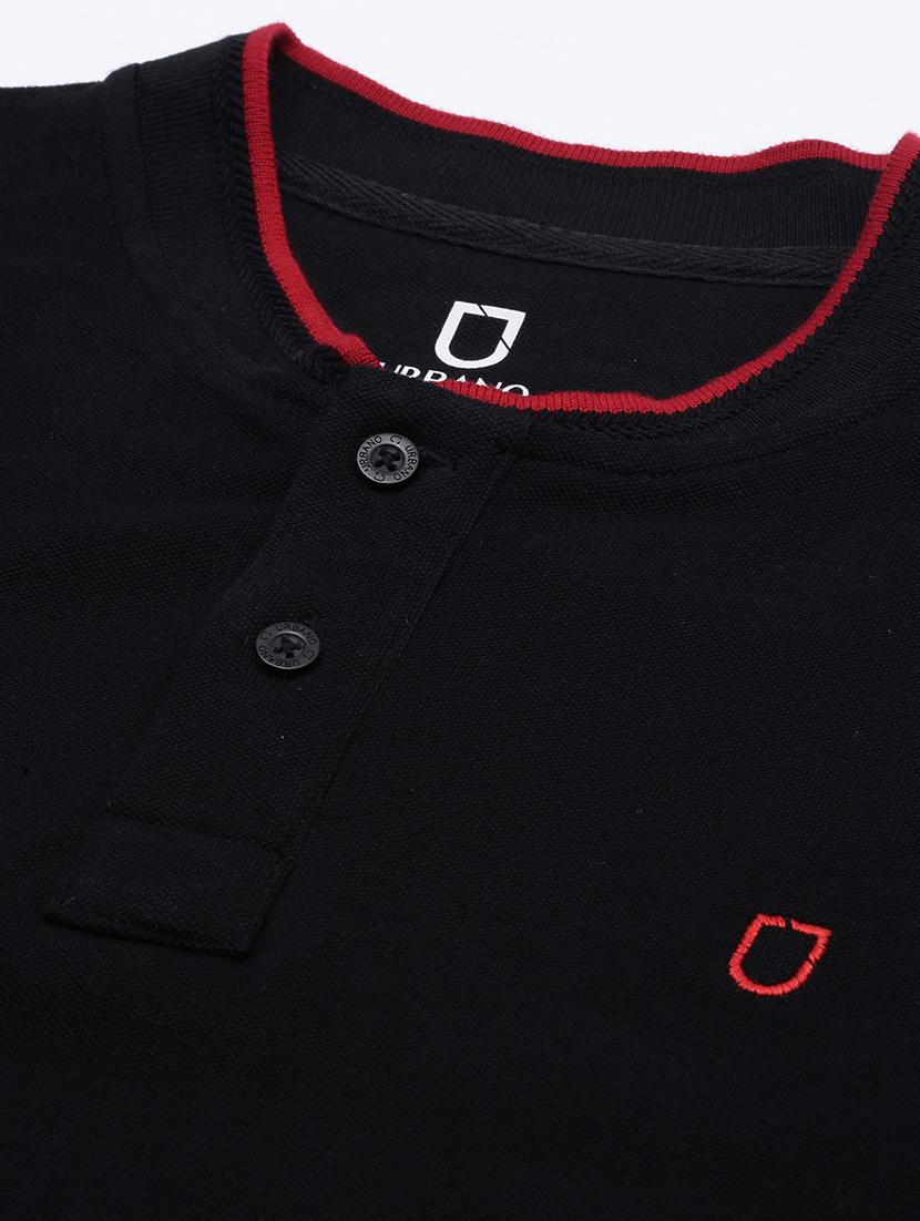 black solid t-shirt - 17608362 - Zoom Image - 5