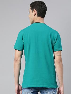 green solid t-shirt - 17608367 - Standard Image - 3
