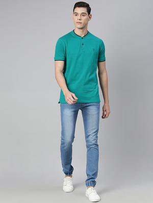 green solid t-shirt - 17608367 - Standard Image - 4