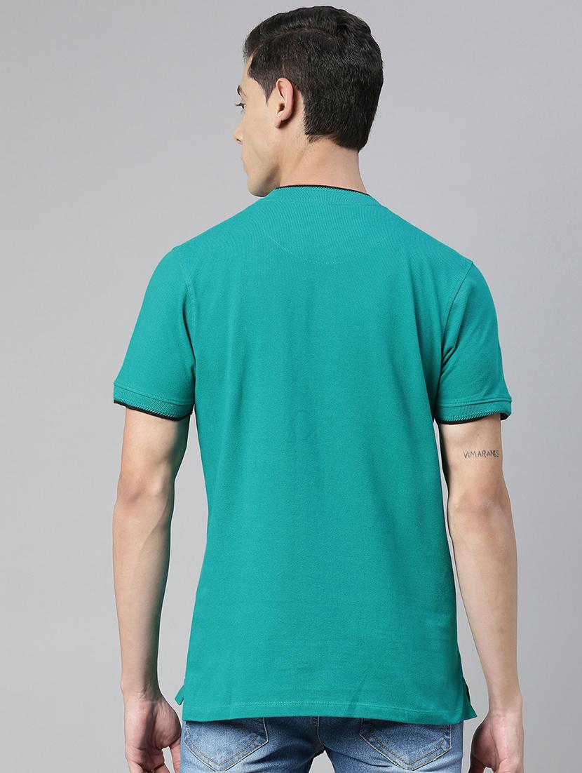 green solid t-shirt - 17608367 - Zoom Image - 3