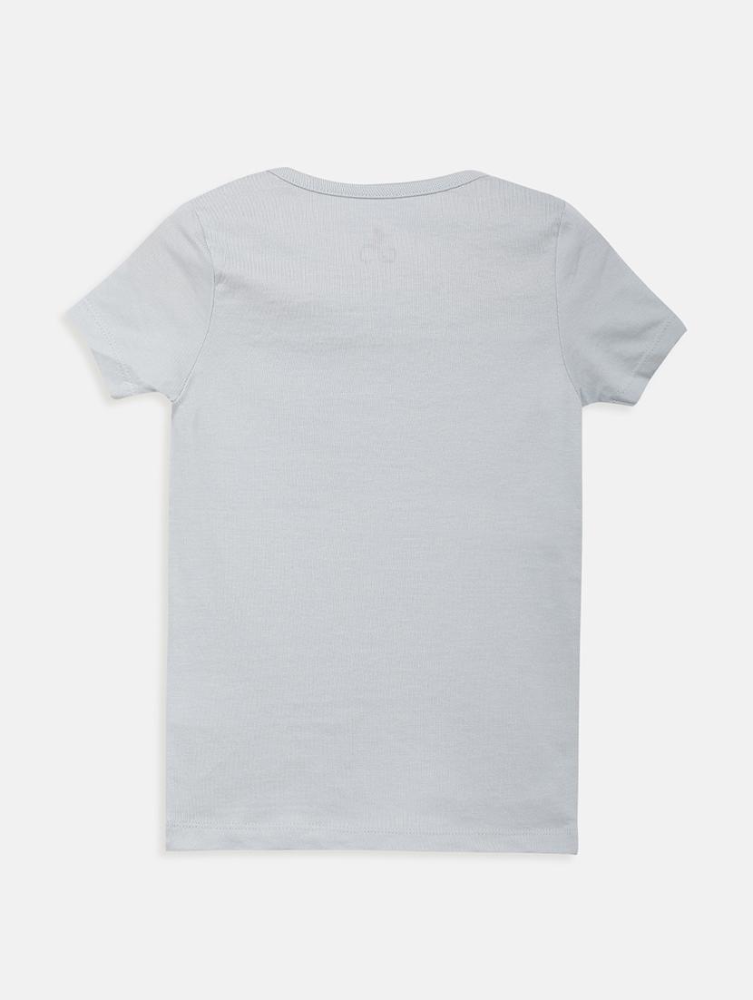 grey cotton regular top - 17608390 - Zoom Image - 2