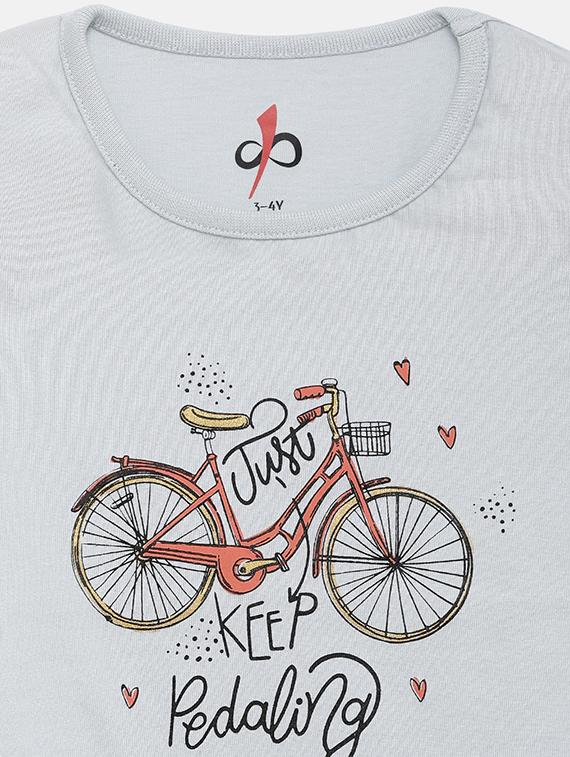 grey cotton regular top - 17608390 - Zoom Image - 3