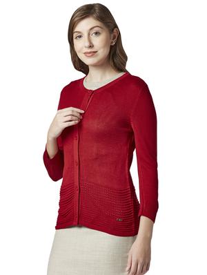 v-neck solid cardigan - 17608566 - Standard Image - 2