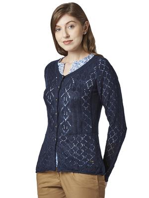 v-neck textured cardigan - 17608579 - Standard Image - 2