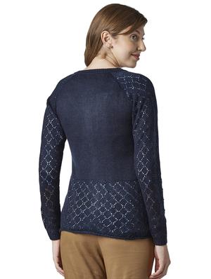 v-neck textured cardigan - 17608579 - Standard Image - 3