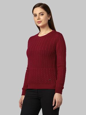 blue acrylic regular pullover - 17608605 - Standard Image - 2
