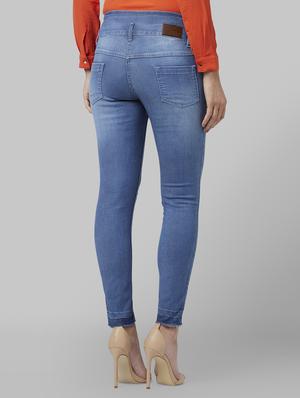 mid rise distressed jeans - 17608755 - Standard Image - 3