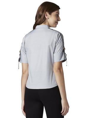 short sleeves solid shirt - 17608884 - Standard Image - 3