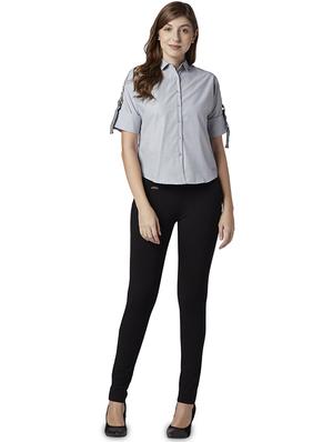 short sleeves solid shirt - 17608884 - Standard Image - 4