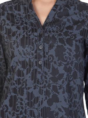 black cotton regular tunic - 17609080 - Standard Image - 6