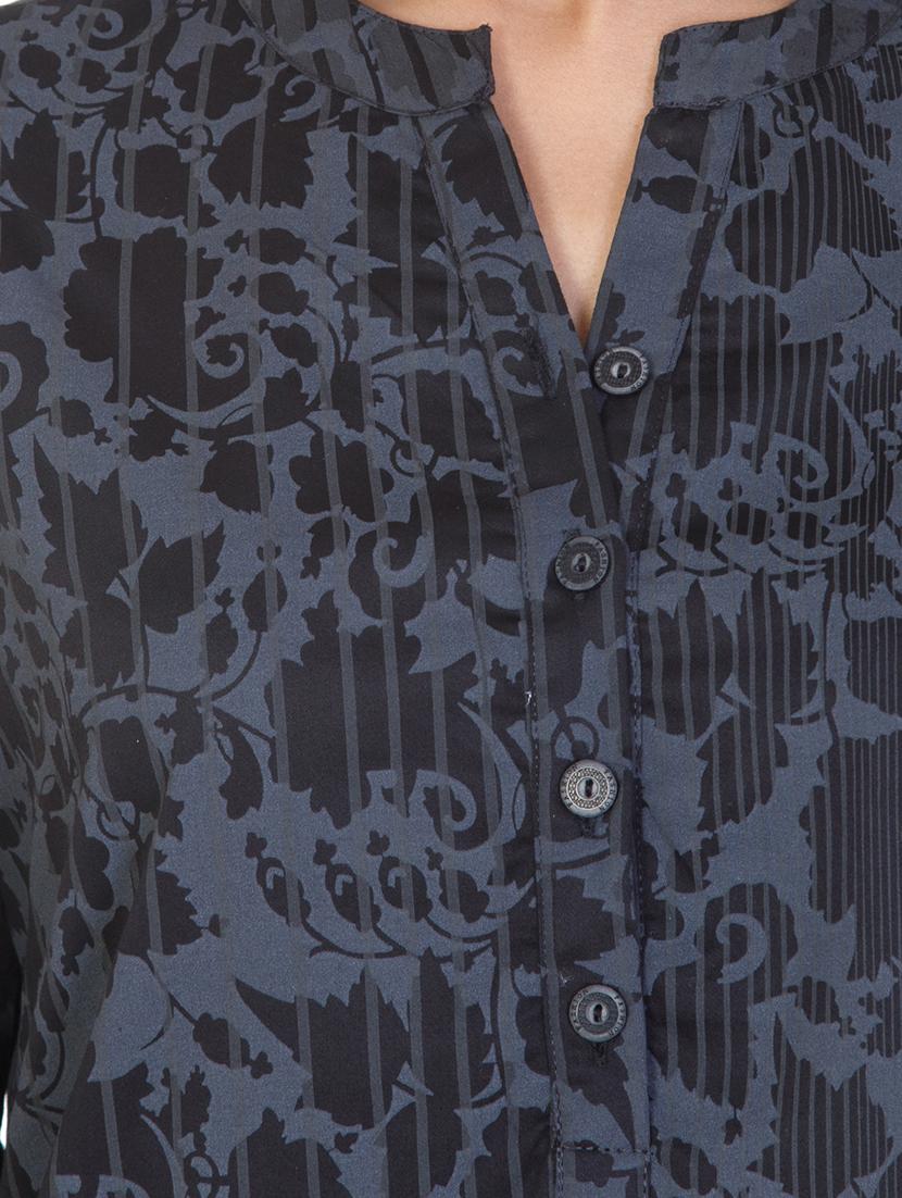 black cotton regular tunic - 17609080 - Zoom Image - 5