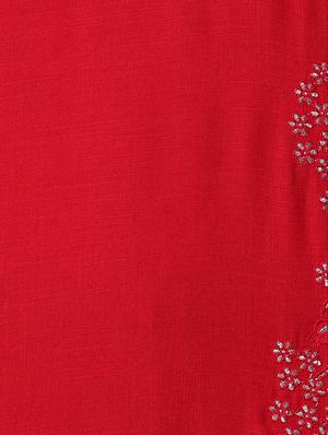 embroidered straight kurta - 17610825 - Standard Image - 5