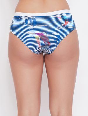 blue cotton hipster panty - 17610881 - Standard Image - 4