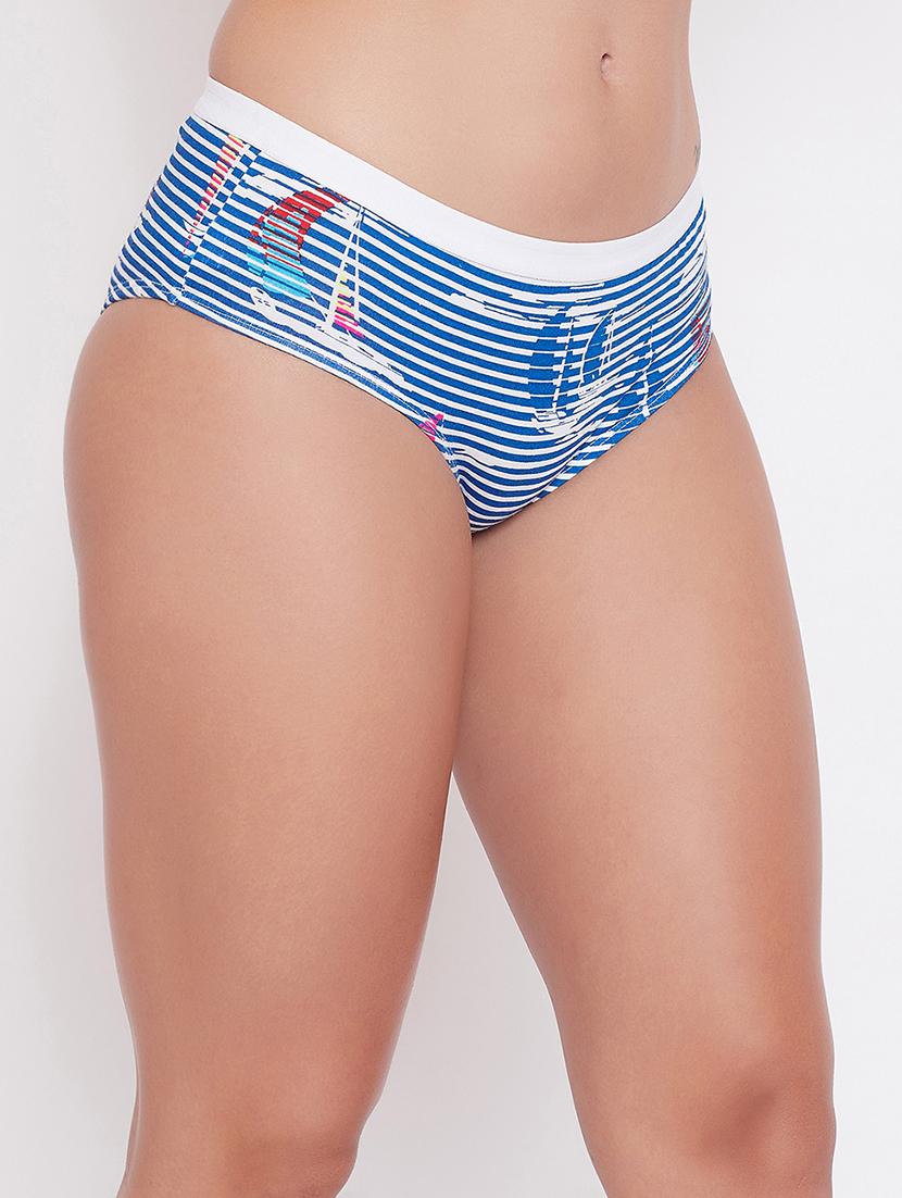 blue cotton hipster panty - 17610881 - Zoom Image - 3