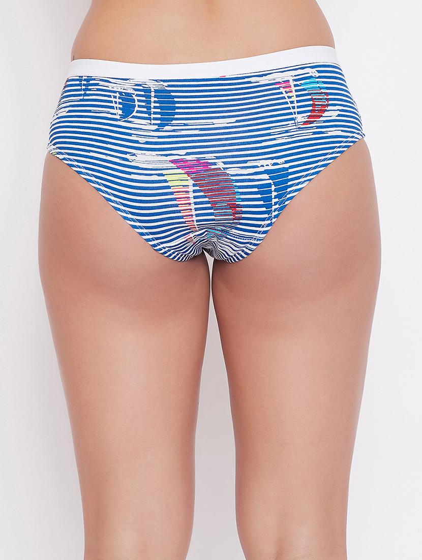 blue cotton hipster panty - 17610881 - Zoom Image - 4