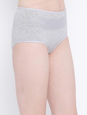 grey cotton hipster panty - 17610912 - Standard Image - 3