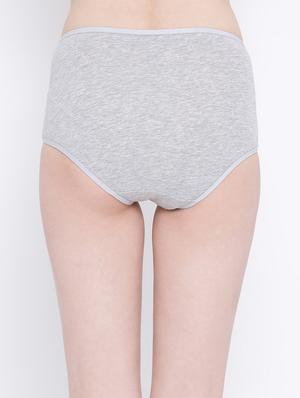grey cotton hipster panty - 17610912 - Standard Image - 4