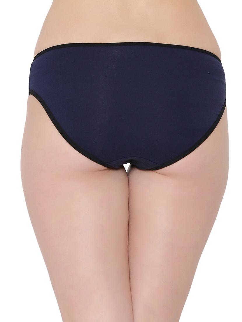 blue cotton bikini panty - 17610943 - Zoom Image - 4