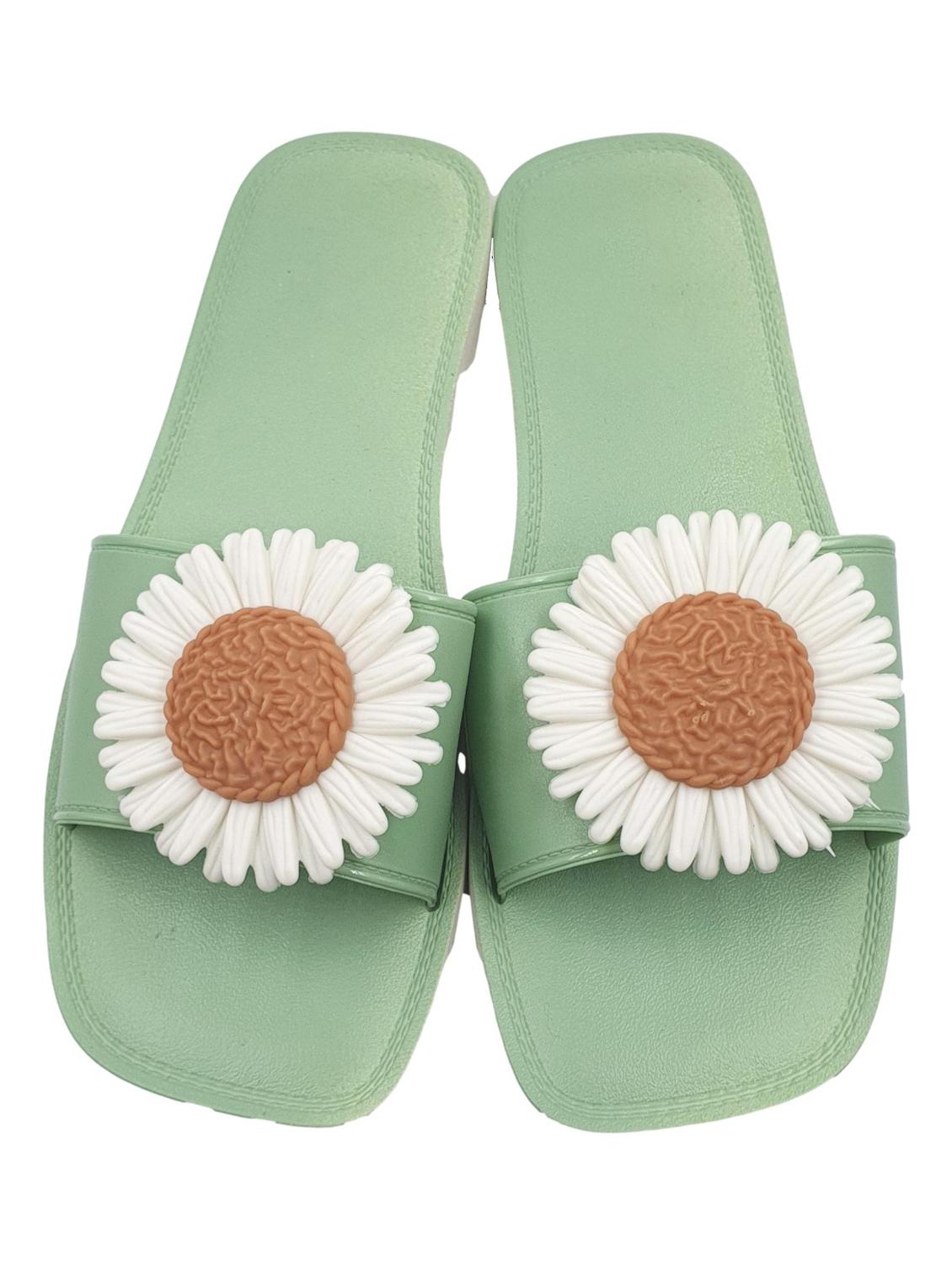 green slip on sandal - 17611046 - Zoom Image - 4