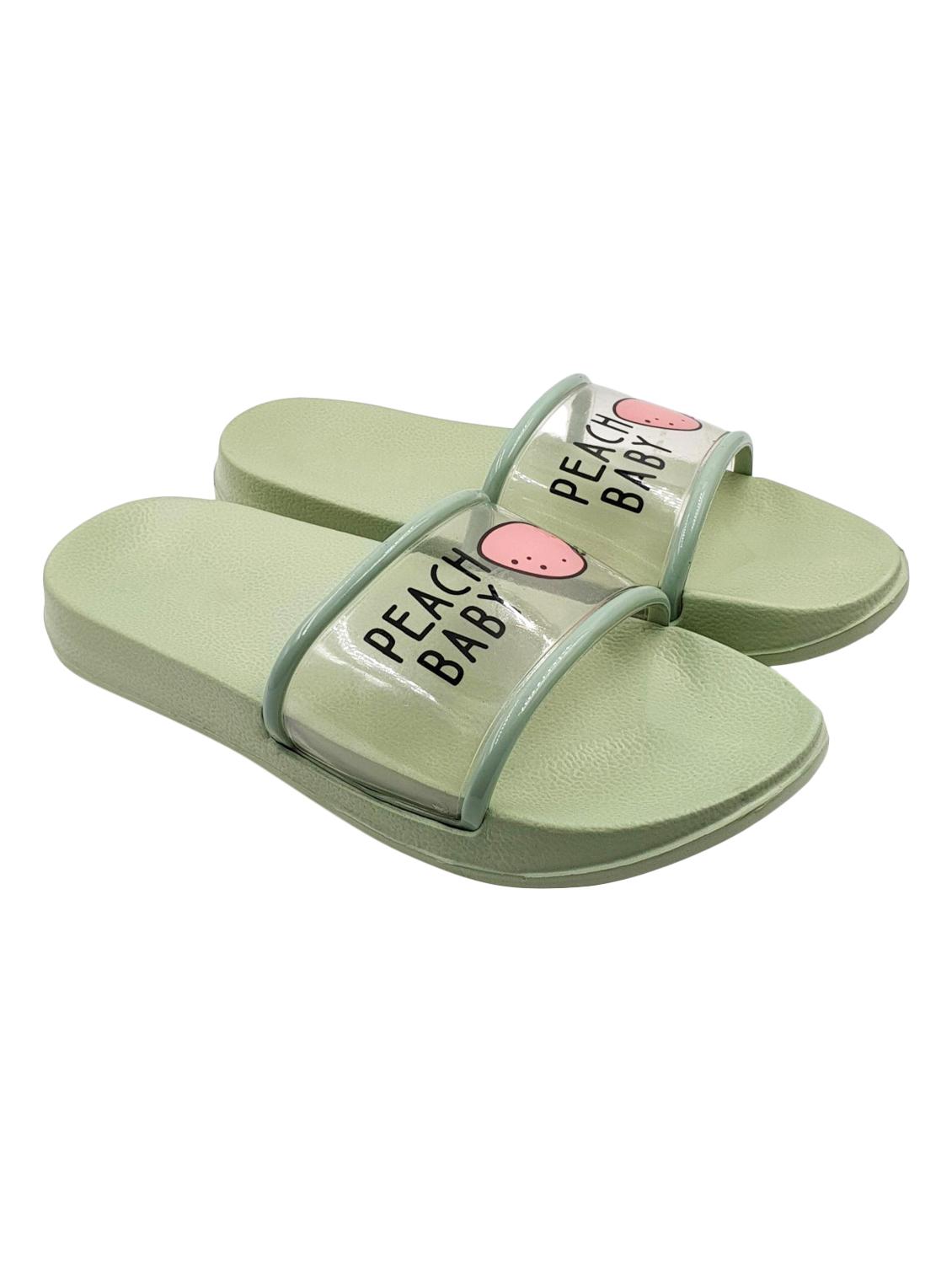 green slip on flip flop - 17611064 - Zoom Image - 2
