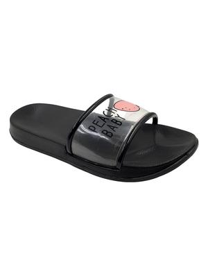 black slip on flip flop - 17611065 - Standard Image - 3