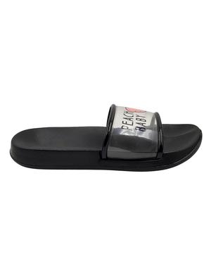black slip on flip flop - 17611065 - Standard Image - 4