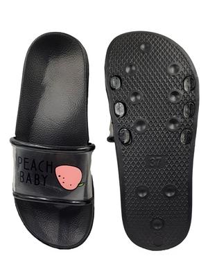 black slip on flip flop - 17611065 - Standard Image - 5