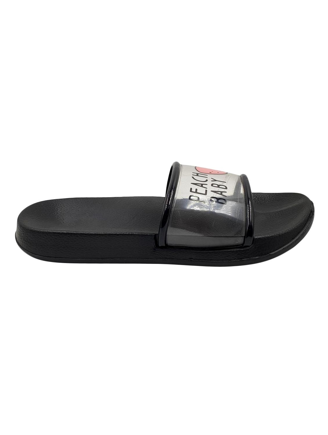 black slip on flip flop - 17611065 - Zoom Image - 4