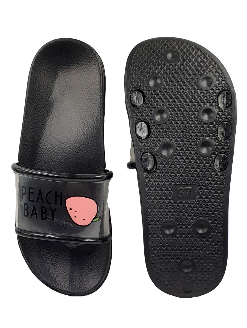 black slip on flip flop - 17611065 - Zoom Image - 5