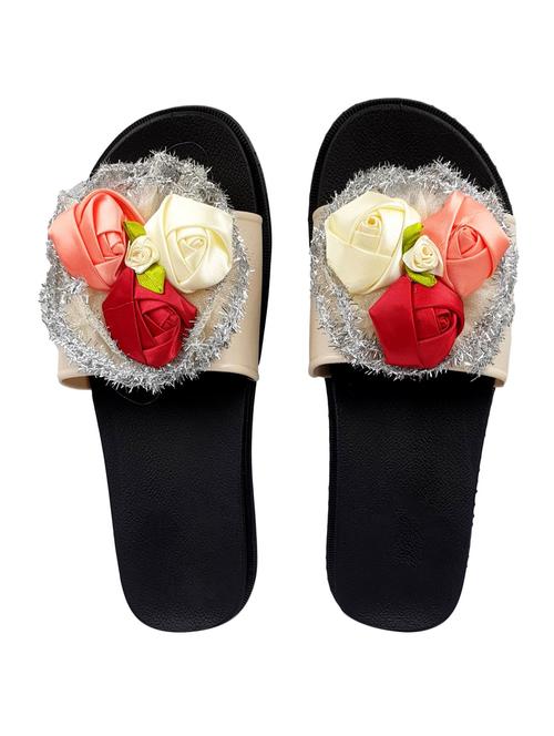 white slip on flip flop - 17611085 - Standard Image - 1