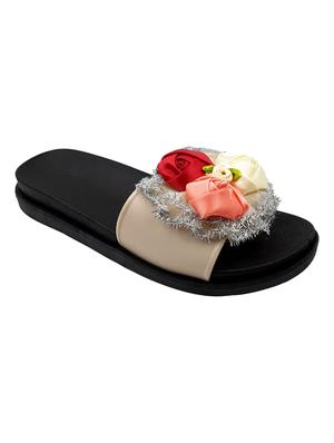 white slip on flip flop - 17611085 - Standard Image - 2