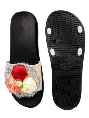 white slip on flip flop - 17611085 - Standard Image - 5