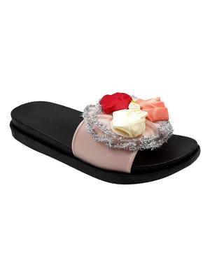 pink slip on flip flop - 17611087 - Standard Image - 2