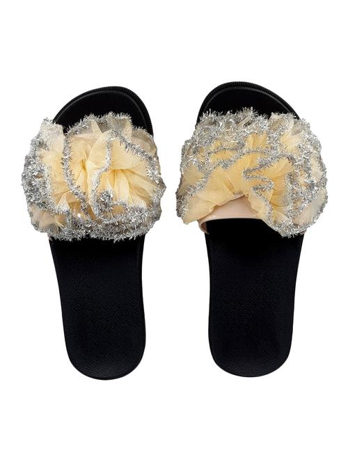 yellow slip on flip flop - 17611089 - Standard Image - 1