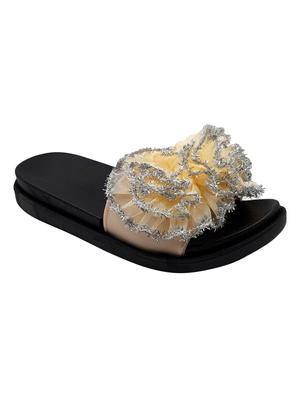 yellow slip on flip flop - 17611089 - Standard Image - 2