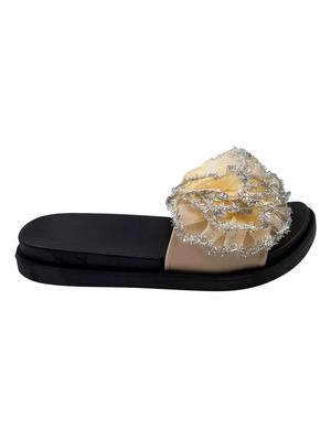 yellow slip on flip flop - 17611089 - Standard Image - 3
