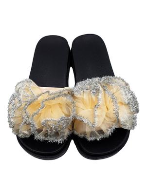 yellow slip on flip flop - 17611089 - Standard Image - 4