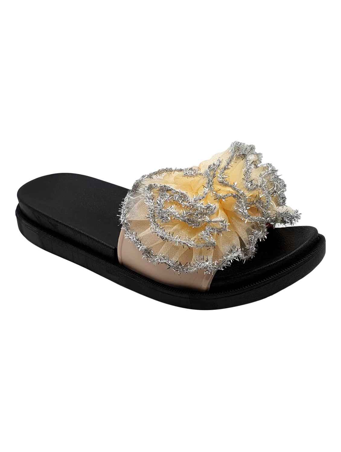 yellow slip on flip flop - 17611089 - Zoom Image - 2