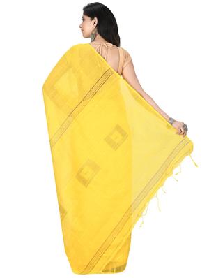 solid tant saree with blouse - 17611167 - Standard Image - 2
